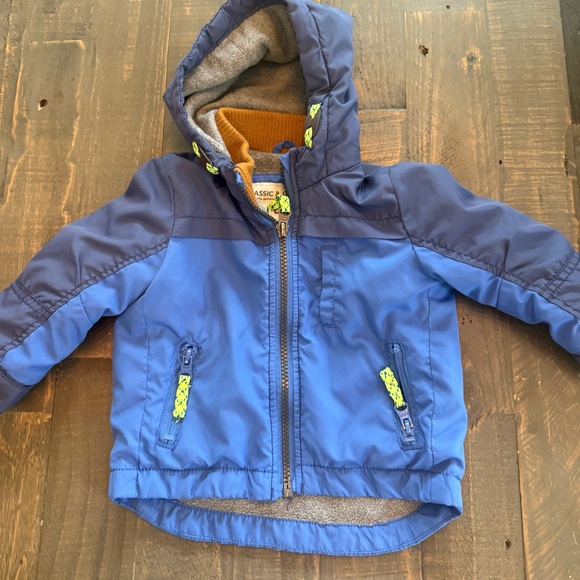 Carter's Vibrant Blue Jacket with Gray Lining - Picture 1 of 3